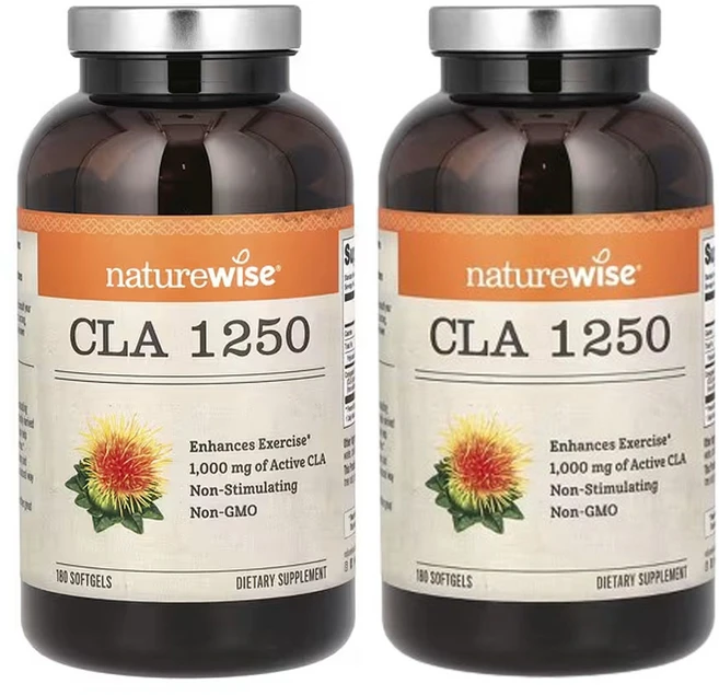 네이처와이즈 NatureWise CLA 1250 1000mg 180정 2개 - 쿠팡