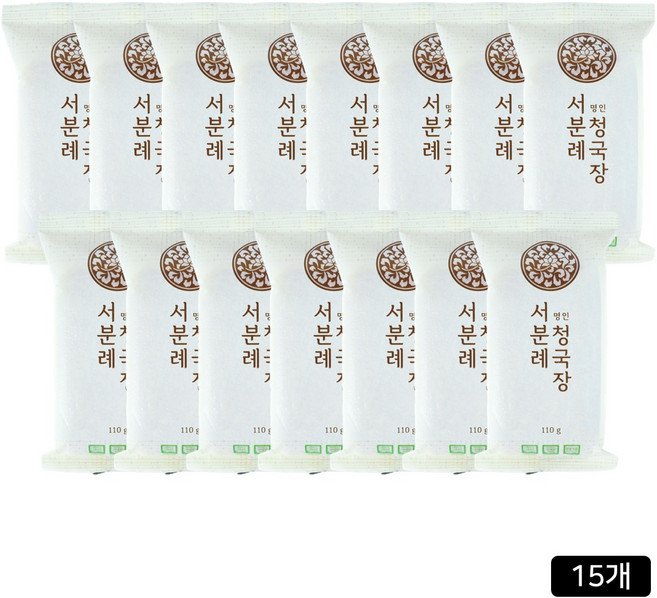 [홈쇼핑] 서일농원 서분례 명인 청국장, 110g, 15개