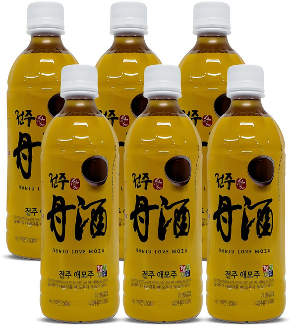 천년주가 전주모주 500ml x 6개 음료 전주애모주 발효음료