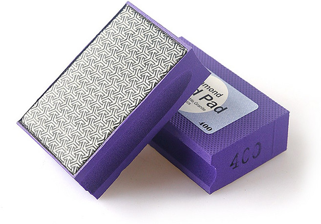 아띠꼴로 빼빠 다이아몬드 사포 스펀지 블럭 핸드샌딩기, 400방, 1개