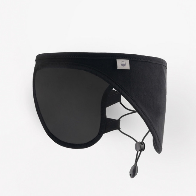 릿지라인 이어플랩 러닝 귀마개 방한 귀달이 귀도리 이어머프 헤어밴드, 1개, 블랙