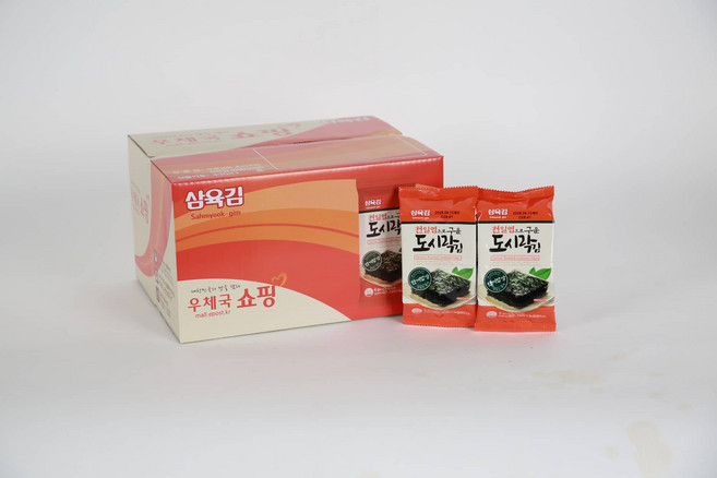 삼육김 [우체국쇼핑]보령삼육조미구이식탁김 (9매x24봉), 1개