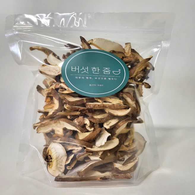버섯한줌 산채인 국내산100% 무농약 건조표고버섯 슬라이스, 1개, 100g - 쿠팡