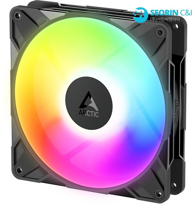 ARCTIC P14 Pro A-RGB 리버스 블랙 1팩, 1개