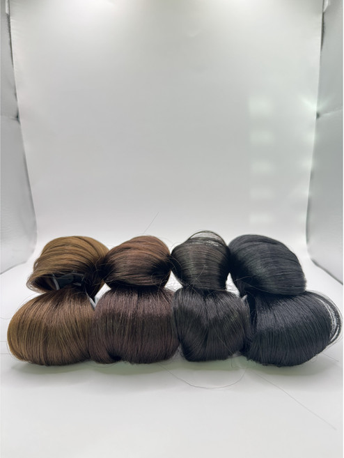 소테미 볼륨업 똥머리 가발 집게핀 로우번 1초완성 자연스러운 올림머리, 1개, 초코브라운