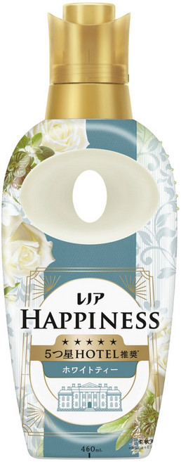 레노아 해피니스 유메후와터치 유연제 화이트티 본품 460ml, 1개