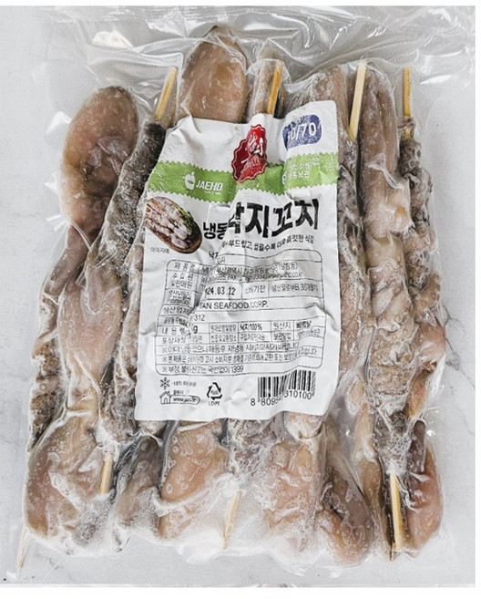 낙지호롱 냉동 낙지꼬지 50/70(대) 1kg, 1개