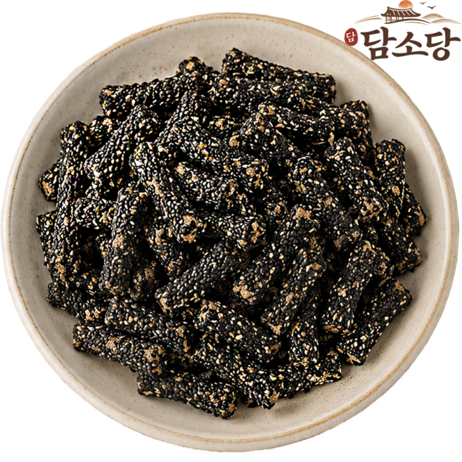 [담소당] 구운 참마 흑임자 깨스틱 깨강정 오란다 참깨스틱 과자 참마칩 어르신 간식 선물, 1개, 420g