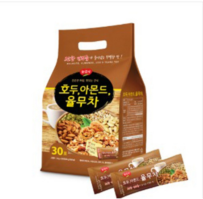 광야식품 광야 프리미엄 호두 아몬드 율무차 시리얼30티 개별포장, 20g, 1개, 30개입