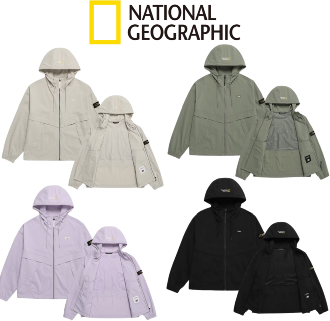 (백화점정품) 내셔널지오그래픽 바람막이 2024 여성 간절기 데일리 시그너스 우븐 스트레치 자켓