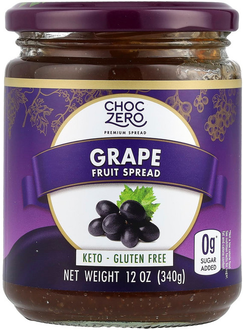 초코제로 과일 스프레드 포도맛 340g (12oz) CZO-35960