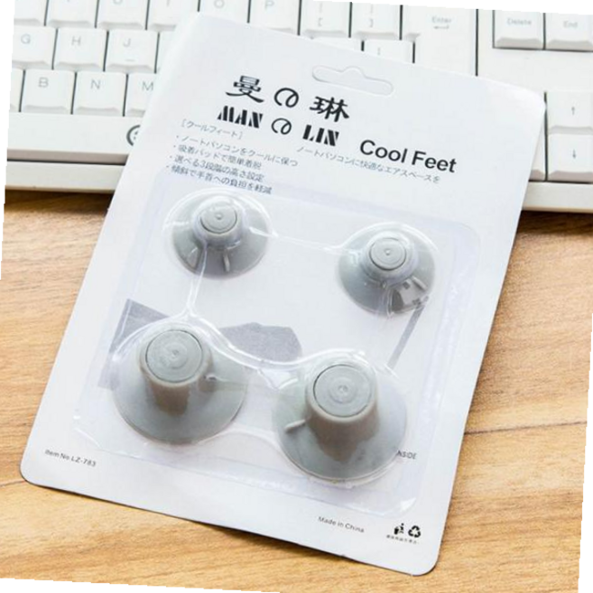 노트북 받침 패드 (4ea) 실리콘 과열방지 받침패드 T-COOL FEET, 본상품