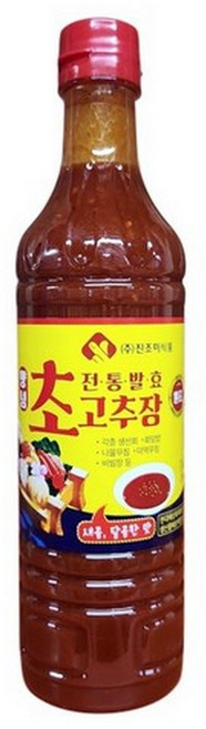 진조미 양념 초고추장 단품, 4개, 1kg