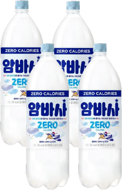 암바사 제로 by 환타, 1.5L, 4개