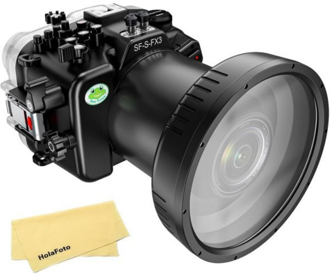 시프로그스 수중 하우징 소니 FX3 FX30용 [40미터/130피트] 방수 케이스 스쿠버 다이빙 LMEFX3 FX30 +2470mm F2.8 GM FE 1635mm 시그마 2, 시프로그스 수중 하우징 소니 FX3 FX30용 [40미