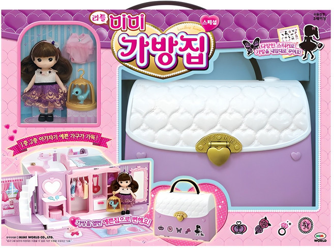 미미월드 리틀미미 가방집 스페셜, 혼합색상, 1개