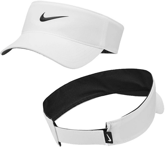나이키 2025 U NK DF ACE 썬캡 바이저 HJ3689 나이키 코리아 정품, 화이트, 1개