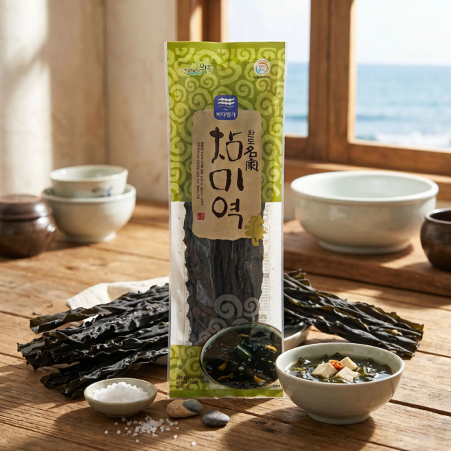 [다정한건어물] 일품 완도 건미역 참미역, 단일옵션, 1개, 40g