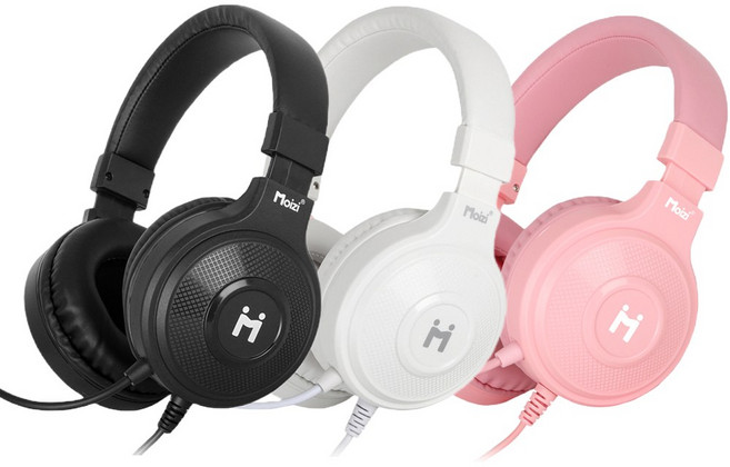 모이지 MZ-H10 초경량 어학용 게이밍 헤드셋, 화이트