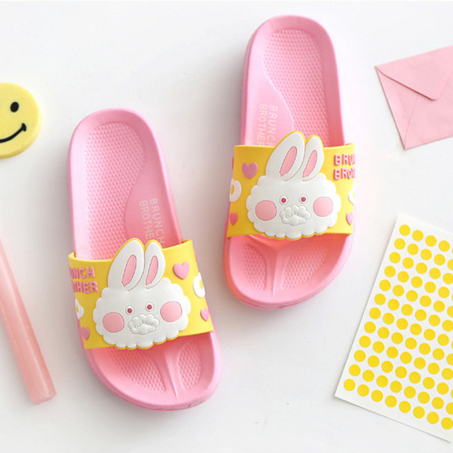 로마네 브런치 브라더 PVC슬리퍼 버니