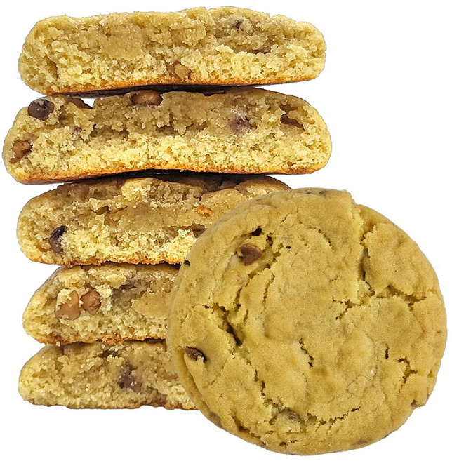 [슈미네 드 파리]쌩에두 수제 프로틴 쿠키 단백질 쿠키 저당 스테비아 쿠키 플레인 호두맛 90g, 1개