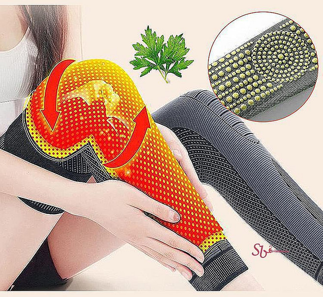 무릎보호대 쑥뜸발열 스타킹 부모님 벨트 다리보호대 선물 레그워머 레깅스 무릎찜질iha522, 상품선택, 1개