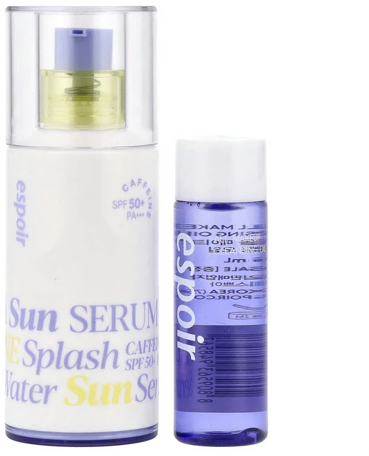에스푸아 워터 스플래시 선 세럼 SPF 50+ PA+++ & 올 메이크업 클렌징 오일 2종 세트 ESP-94840 - 쿠팡