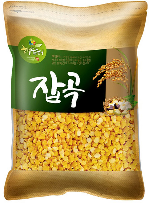 현대농산 깐 병아리콩 조각 병아리콩, 2kg, 1개