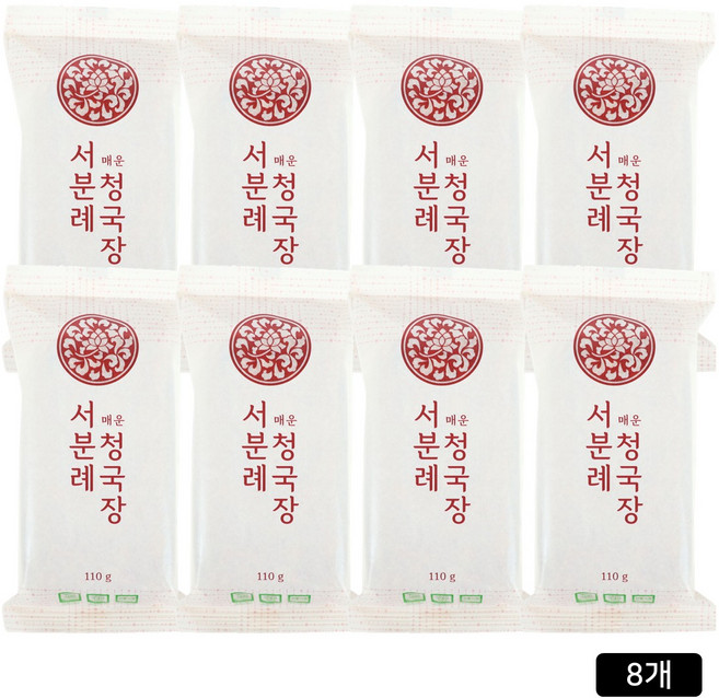 [홈쇼핑] 서일농원 서분례 명인 청국장 매운맛, 110g, 8개
