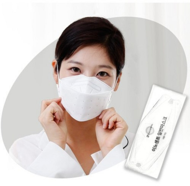 국산마스크 이노센트 일반 마스크 대형/소형 (60매), 1개