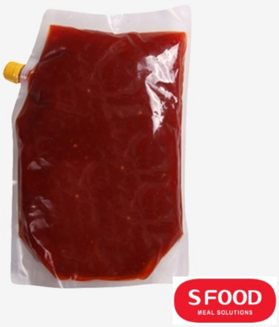 에쓰푸드 칠리새우소스 2kg 업소용 대용량 중식 간편요리 볶음 튀김, 1개