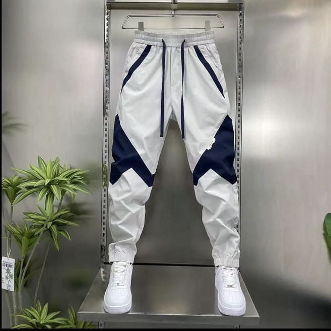 십전십미 남자 여름 슬림핏 속건 캐주얼 바지 스판 조거 팬츠