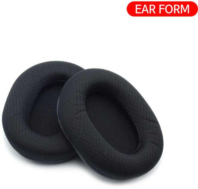 이어폼 Razer Black Shark V2 Pro 호환 이어 패드 헤드셋 커버 블랙샤크 쿠션, 블랙 (H048)
