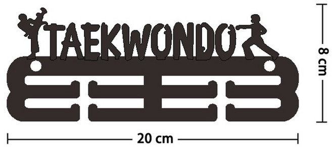 까마느 메달걸이 태권도 마라톤 메달 거치대 행거 정리 진열대 스포츠, TAEKWONDO, 1개
