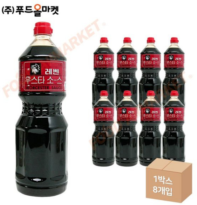 우스터 소스 1.8L X8 동파육소스, 14.4L, 1개