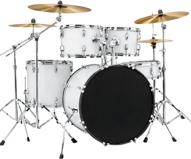 드럼세트 5드럼 4심벌 풀세트 입문용 취미 연습용 어쿠스틱 드럼, 1개, 2.고급형BCS 5드럼 4심벌-진주 화이트