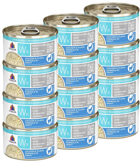 웨루바 12개월이상 성묘용 Wx 인 포커스 주식캔, 닭, 85g, 12개