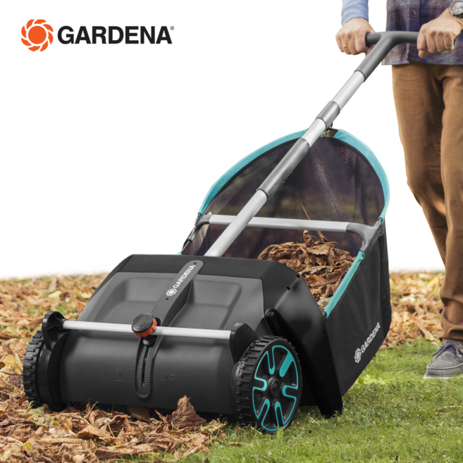 가데나 낙엽수집기 수동 주행 낙엽청소기 3565-20, 1개