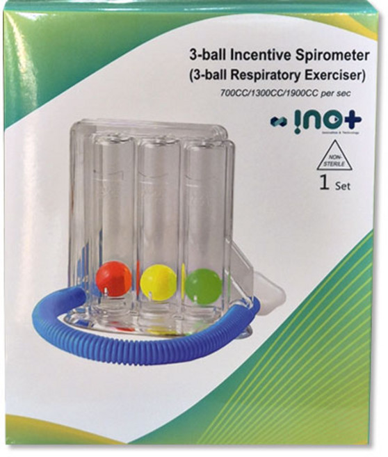 이노 인스피로메타 폐활량측정 재호흡기 성인용폐운동, 1개