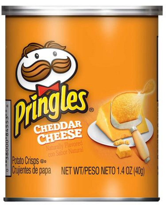 프링글스 체다 치즈 감자칩 40g Pringles Potato Crisps Chips Cheddar Cheese, 1개