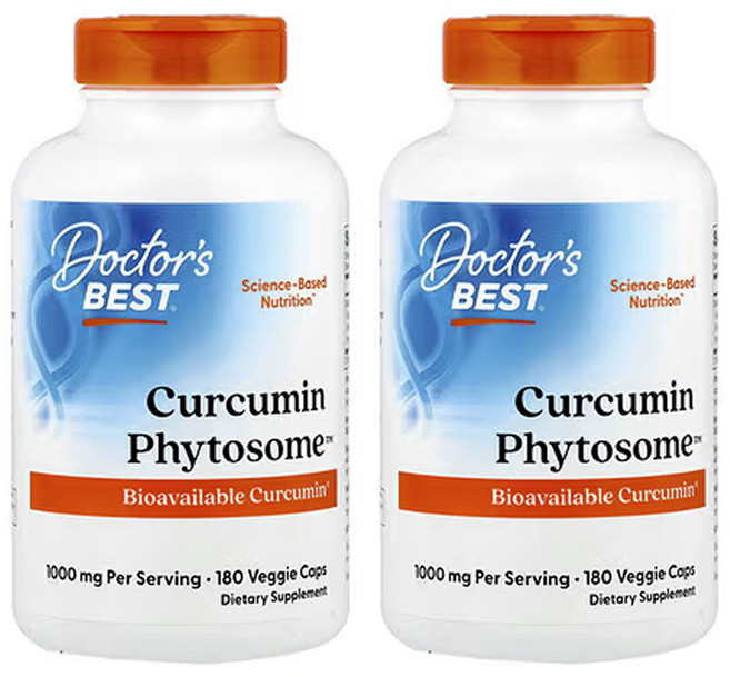 닥터스베스트 2개X 커큐민 파이토솜 1000mg 베지 캡슐 180정(캡슐당 500mg), DRB00230-2, 2개, 180정