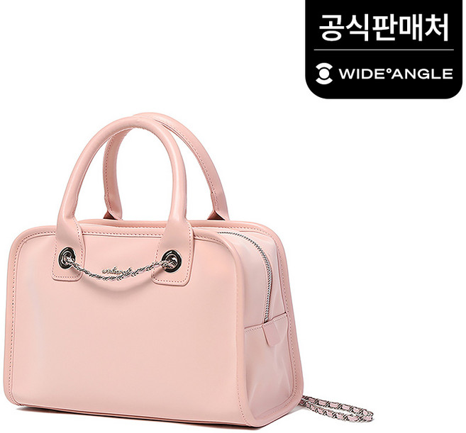 와이드앵글 공식 여성 CF 체인 숄더 골프 토트백_WWU22B10P5 (정상가:169 000), Pink