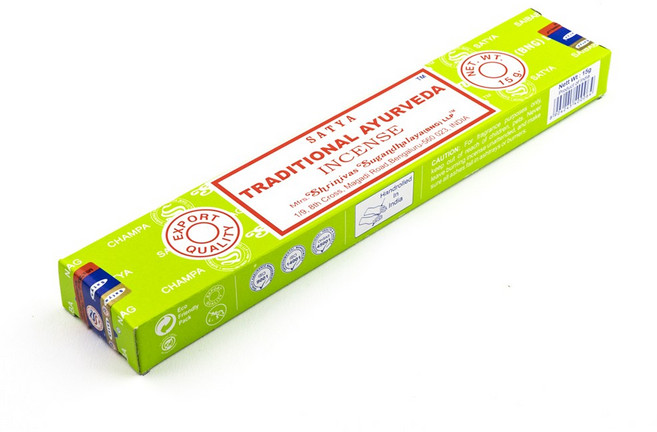 사티아 나그참파 인센스 스틱, 26.트래디셔널 아유르베다