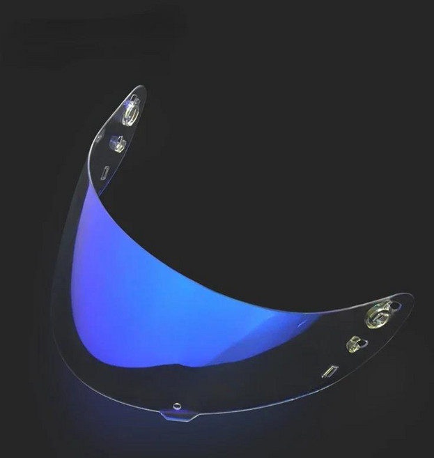 광학 쉴드 아이콘 IC-04 에어 프레임 프로 Airmada Airform 오토바이 헬멧 풀 페이스 헬멧 바이저 렌즈 오, 02 Revo Blue