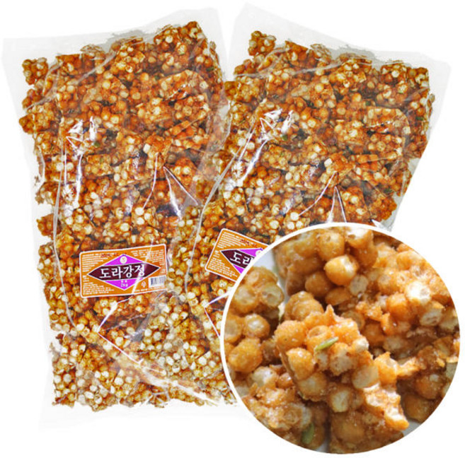 고소하고 달콤한 옛날과자 오란다 4KG 도라 강정, 1개