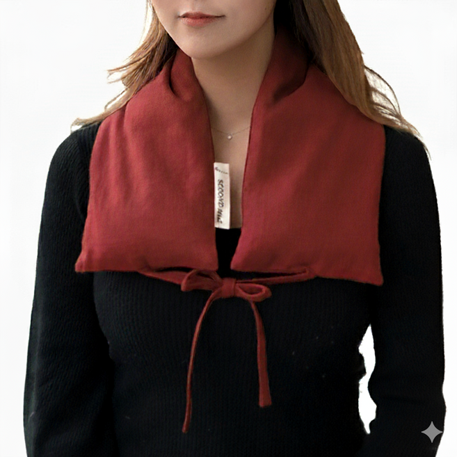 세컨허즈 어깨찜질팩 숄더팩, 다크오렌지