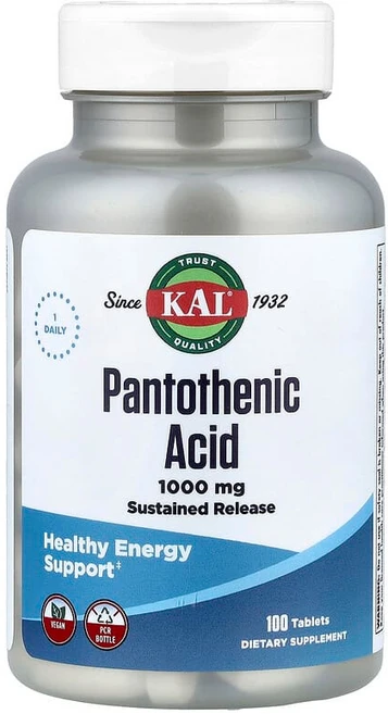 KAL 판토텐산 1000mg 100정, 1개 - 쿠팡