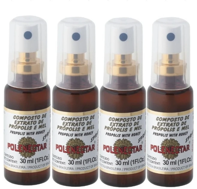 브라질 폴리넥타 그린 프로폴리스 스프레이, 4개, 30ml - 쿠팡