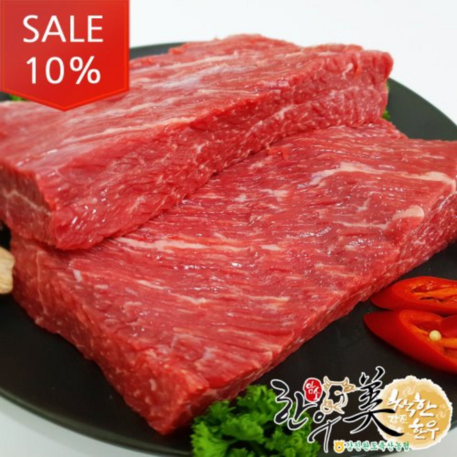 한우 국거리 양지살400g(덩어리), 1개, 한우 국거리 양지(2등급)