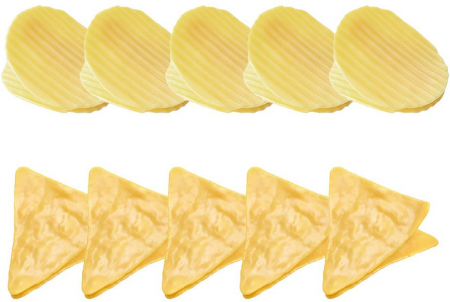 빌리네집 클립 집게 나쵸 5p + 감자칩 5p 세트, 혼합색상, 1세트